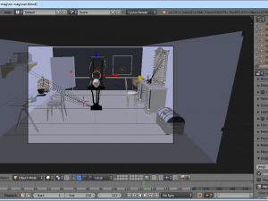 magician room 3D 模型