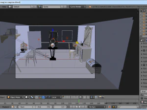 magician room 3D Model