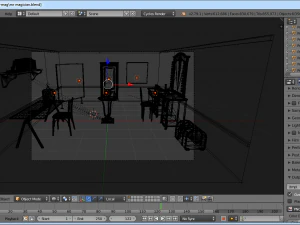 magician room 3D Model