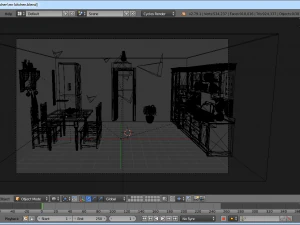 classic kitchen 3D Model