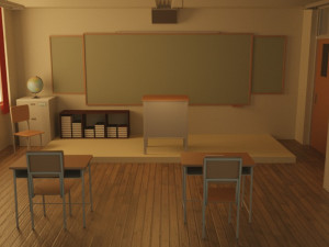 classroom Modelo 3D