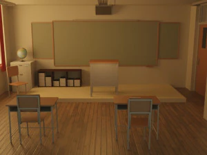 classroom 3D Model