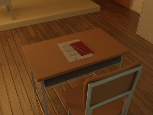 classroom 3D मॉडल