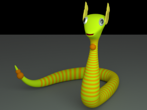 snake pokemon 3D मॉडल