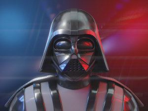 darth vader bust 3D 모델