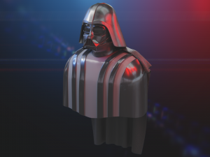 darth vader bust Modelo 3D