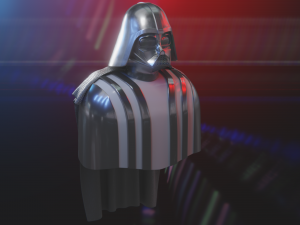 darth vader bust Modelo 3D