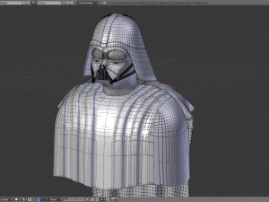darth vader bust Modelo 3D