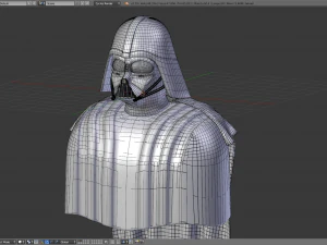 darth vader bust 3D Model