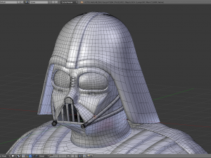 darth vader bust Modelo 3D