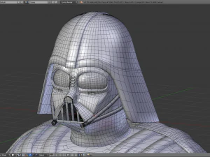 darth vader bust 3D Model