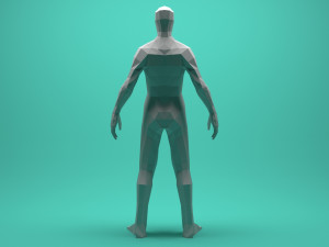 low poly human vr - ar - low-poly 3D मॉडल