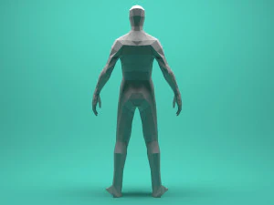 low poly human vr - ar - low-poly 3D Model