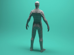 low poly human vr - ar - low-poly 3D मॉडल