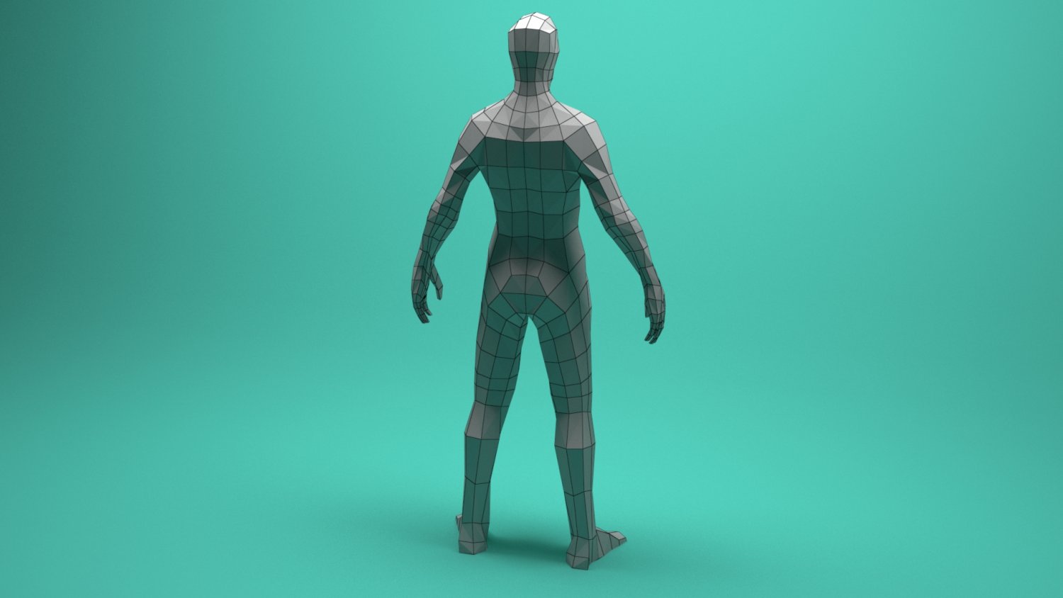 Low Poly Human Vr Ar Low Poly Low Poly 3d Model Ph