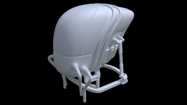 robot head character head 3D Model .c4d .max .obj .3ds .fbx .stl .blend 
