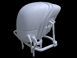 robot head character head 3D Model
