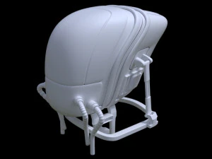 Roboterkopf-Charakterkopf 3D Modell