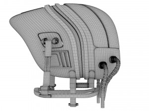robot head character head 3D Model