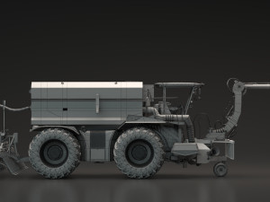 xerion farming vehicle 3D 模型