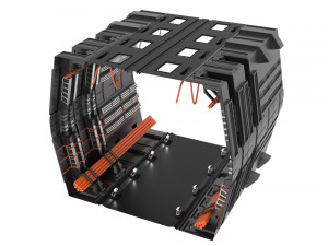 sci-fi - spaceship corridor Model 3D