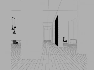 modern design interior 3D Model