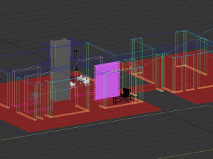 modern design interior 3D-Modell