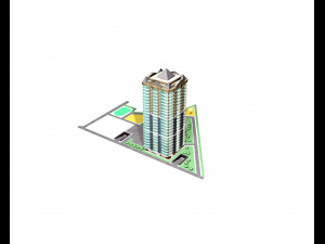 residential complex 3D मॉडल