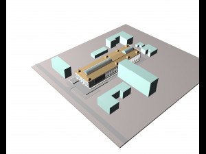business center project Modèle 3D