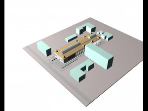 business center project 3D Model
