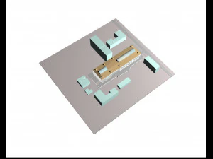 business center project 3D Model