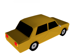 vaz2106 ussr car 3D मॉडल