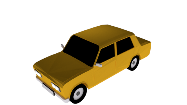 vaz2106 ussr car 3D मॉडल .c4d .max .obj .3ds .fbx .stl .blend 