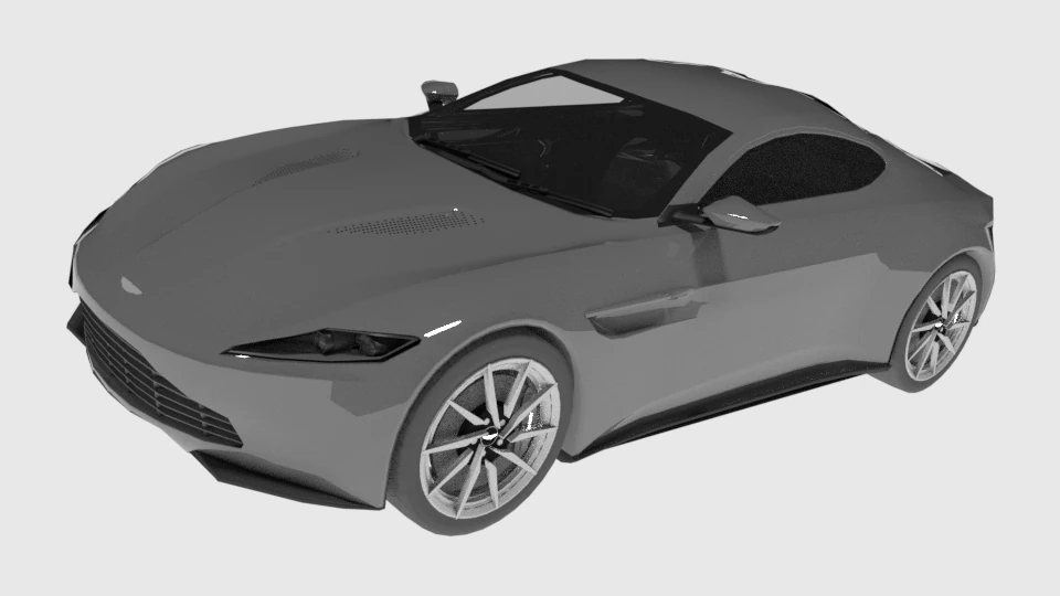 aston martin 3D Model .c4d .max .obj .3ds .fbx .stl .blend 