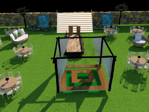 wedding open hall 3D मॉडल