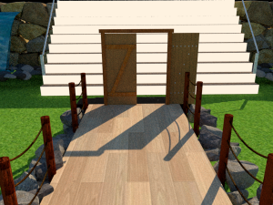 wedding open hall 3D मॉडल