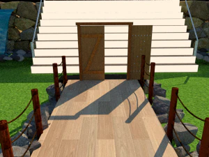 wedding open hall 3D Model