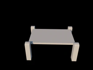 커피 테이블 3D 모델