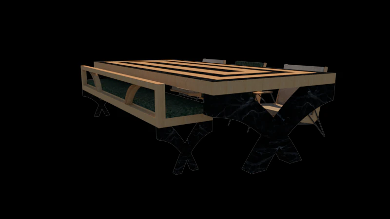 식당 3D 모델 .c4d .max .obj .3ds .fbx .stl .blend 