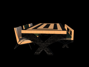 dining room 3D मॉडल
