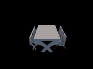 dining room 3D मॉडल