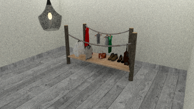 clothes hanger 3D 모델 .c4d .max .obj .3ds .fbx .stl .blend 