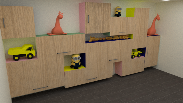 baby library 3D मॉडल .c4d .max .obj .3ds .fbx .stl .blend 