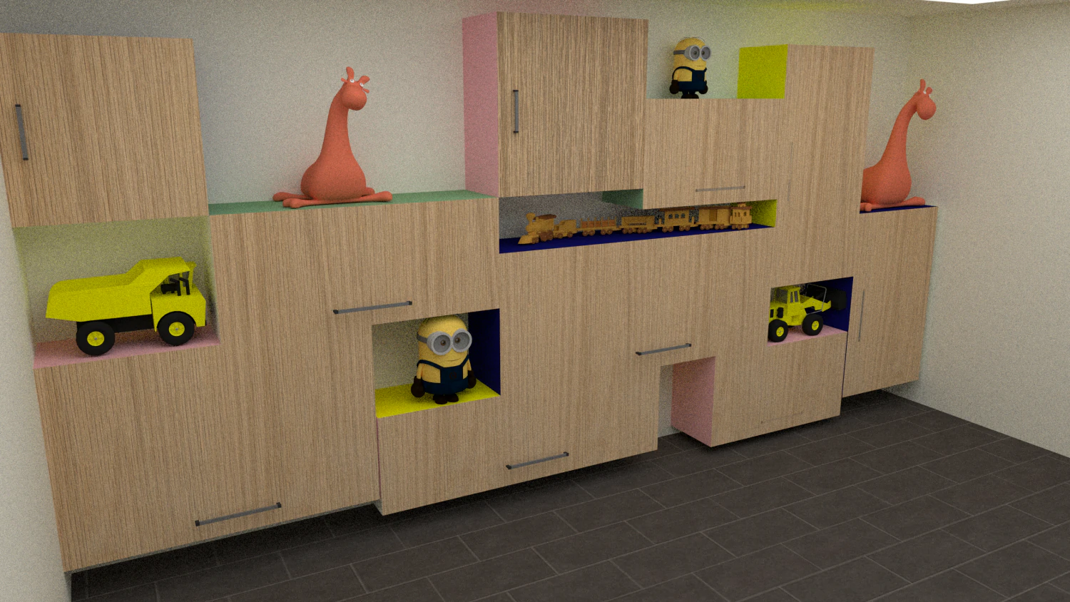 baby library 3D Model .c4d .max .obj .3ds .fbx .stl .blend 