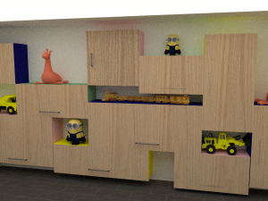 baby library 3D मॉडल