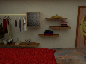 chalet bedroom resort 3D मॉडल