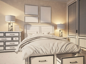 thomas cole bedroom 3D मॉडल