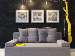 sofa lisbon hoff 3Dモデル