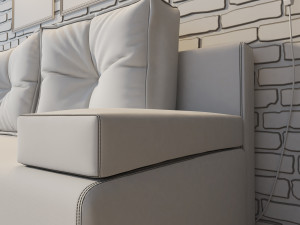 sofa lisbon hoff 3D मॉडल