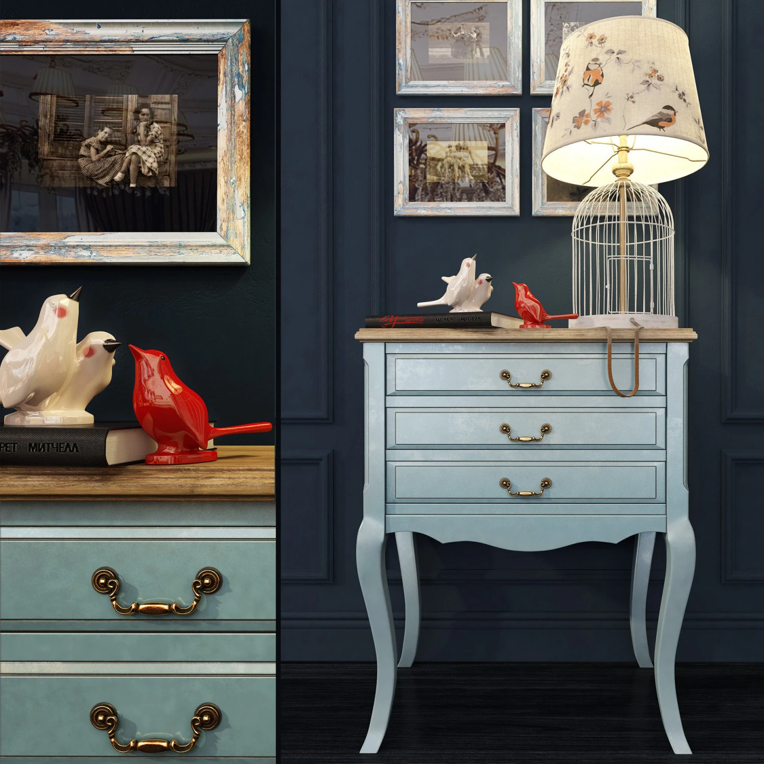 nightstand leontina 3D Model .c4d .max .obj .3ds .fbx .stl .blend 